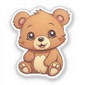 Sticker Ours de caricature (Recto)