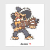 Sticker Ours de pitié - Mariachi (Feuille)