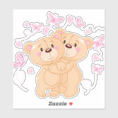 Sticker Ours en peluche (Feuille)