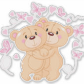 Sticker Ours en peluche (Devant)