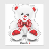 Sticker Ours en peluche (Feuille)