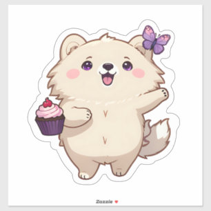 Sticker Ours en peluche mignon