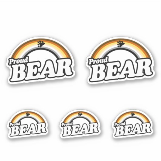 Sticker Ours et Fier (Devant)