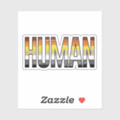 Sticker Ours Humain (Feuille)