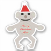 Sticker Ours Koala de Noël australien (Devant)
