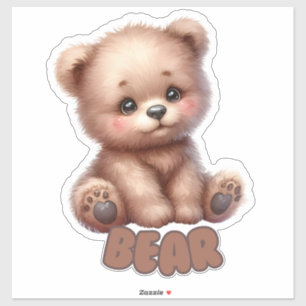 Sticker Ours mou - Nourriture