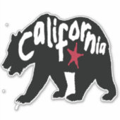 Sticker Ours noir de Californie (Devant)