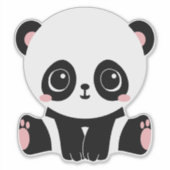 Sticker Ours Panda (Devant)