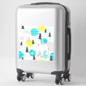 Sticker Ours polaire (Sur valise)