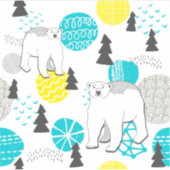 Sticker Ours polaire (Devant)