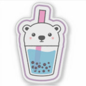 Sticker Ours Polaire Boba (Devant)