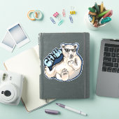 Sticker Ours polaire froid (Couverture iPad)