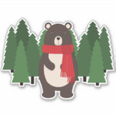 Sticker Ours Woodsy (Devant)