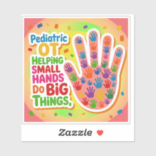 Sticker Outil pédiatrique OT pour aider les petites mains