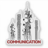 Sticker Outils de communication (Devant)