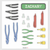 Sticker Outils électriques (Feuille)