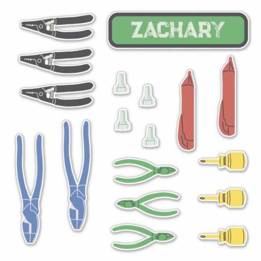 Sticker Outils électriques (Devant)