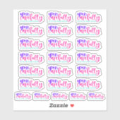 Sticker Ouvrez Soigneusement, N'Utilisez Pas D'Objets Shar (Feuille)