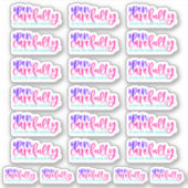 Sticker Ouvrez Soigneusement, N'Utilisez Pas D'Objets Shar (Devant)