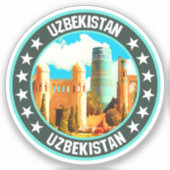 Sticker Ouzbékistan (Recto)