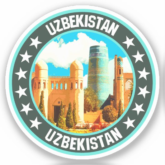 Sticker Ouzbékistan (Recto)