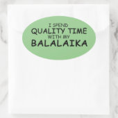 Sticker Oval Balalaika (Sac)