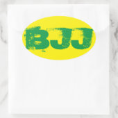 Sticker Oval BJJ (Sac)