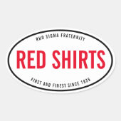 Sticker Oval Bumper (Devant)