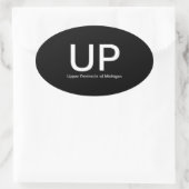 Sticker Oval Bumper UP dans la péninsule supérieur (Sac)