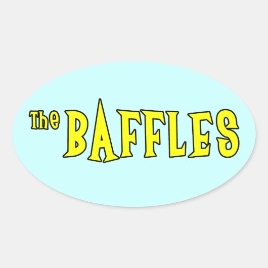 Sticker Oval de Baffles (Devant)