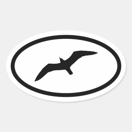 Sticker Oval Gull (Devant)