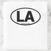 Sticker Oval Louisiana (Sac)