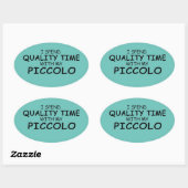 Sticker Oval Piccolo Time (Feuille)
