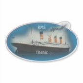 Sticker Oval Titanic (Devant)