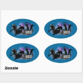 Sticker ovale (Feuille)