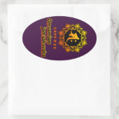 STICKER OVALE 勢至菩薩 (Sac)