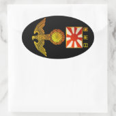 STICKER OVALE 日本的紋章 (Sac)