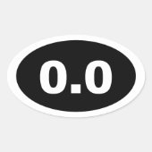 STICKER OVALE 0.0 (Devant)