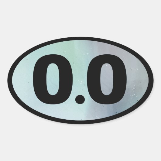 STICKER OVALE 0.0 (Devant)