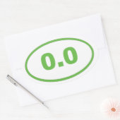 Sticker Ovale 0,0 Vert clair (Enveloppe)