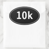 Sticker ovale 10k Race Walk (Sac)