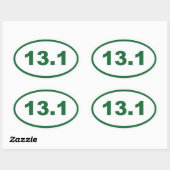 Sticker Ovale 13,1 vert (Feuille)