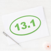 Sticker Ovale 13,1 vert clair (Enveloppe)