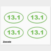 Sticker Ovale 13,1 vert clair (Feuille)