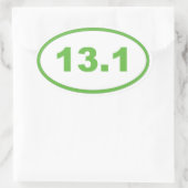 Sticker Ovale 13,1 vert clair (Sac)