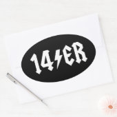 Sticker Ovale 14er (Enveloppe)