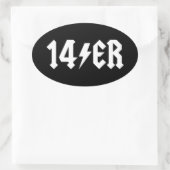 Sticker Ovale 14er (Sac)