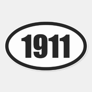STICKER OVALE 1911