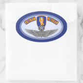 Sticker Ovale 1er Avn Bde Master Aviator (Sac)