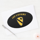 Sticker Ovale 1re division de cavalerie (Enveloppe)